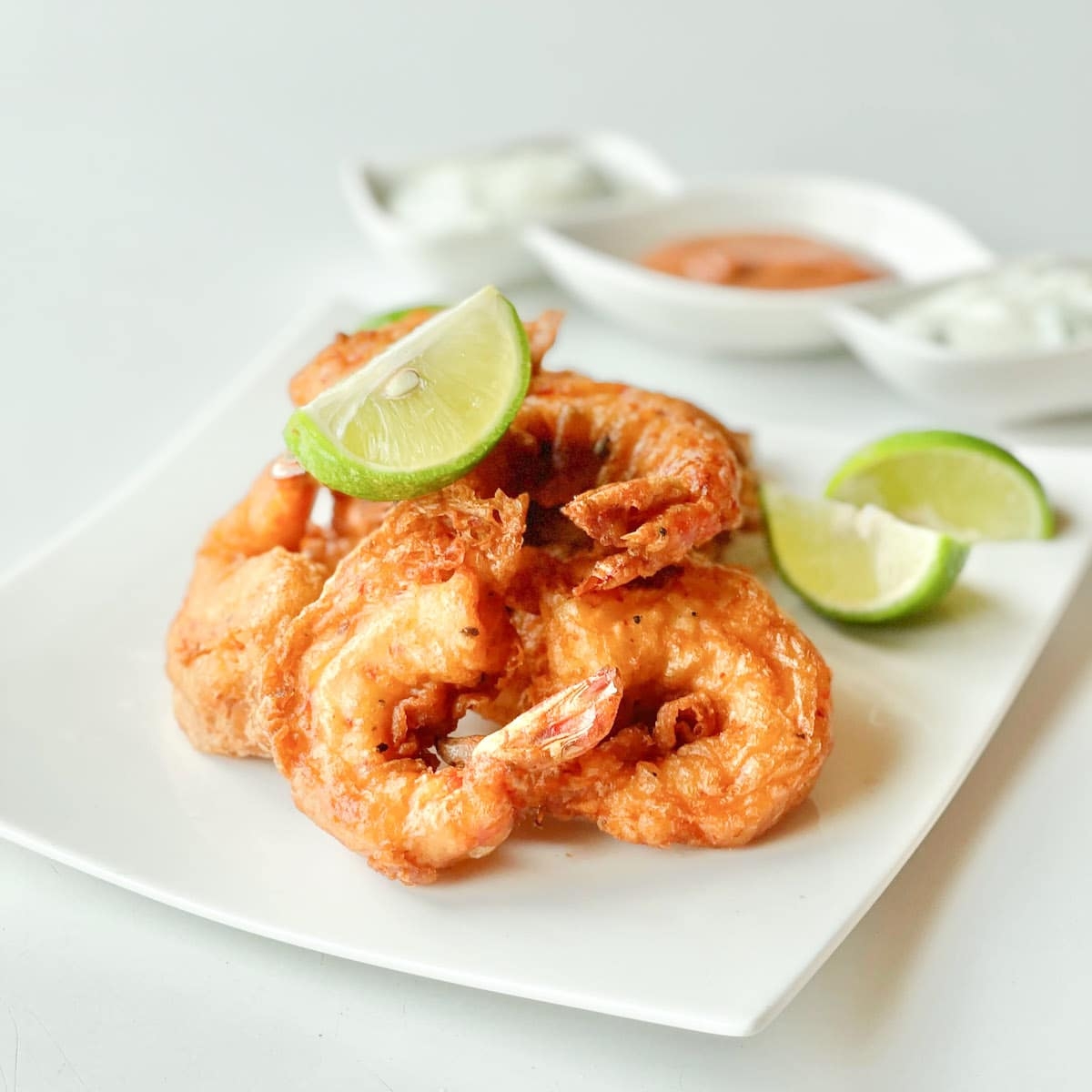 Beer Battered Shrimp Ginger Sea Salt