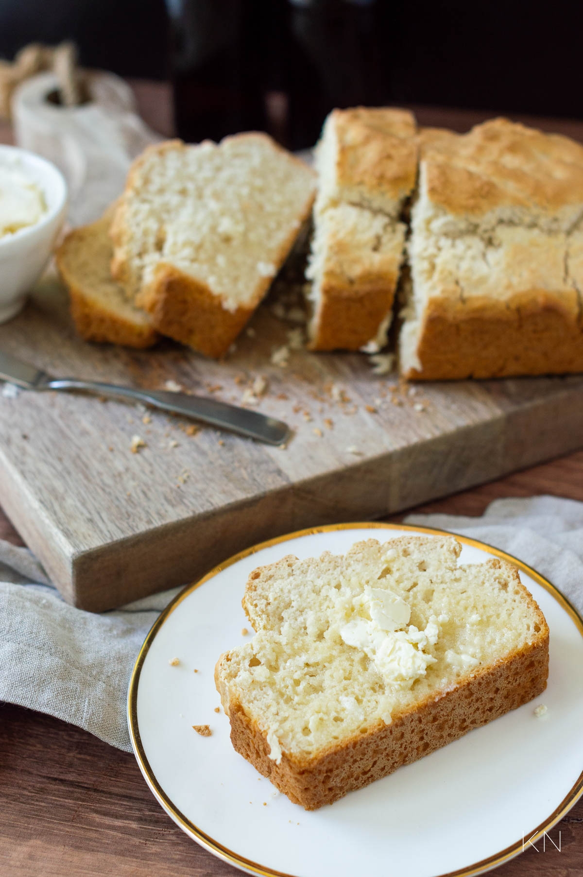 Beer Bread The Simplest Bread Made With Only 3 Ingredients Kelley Nan