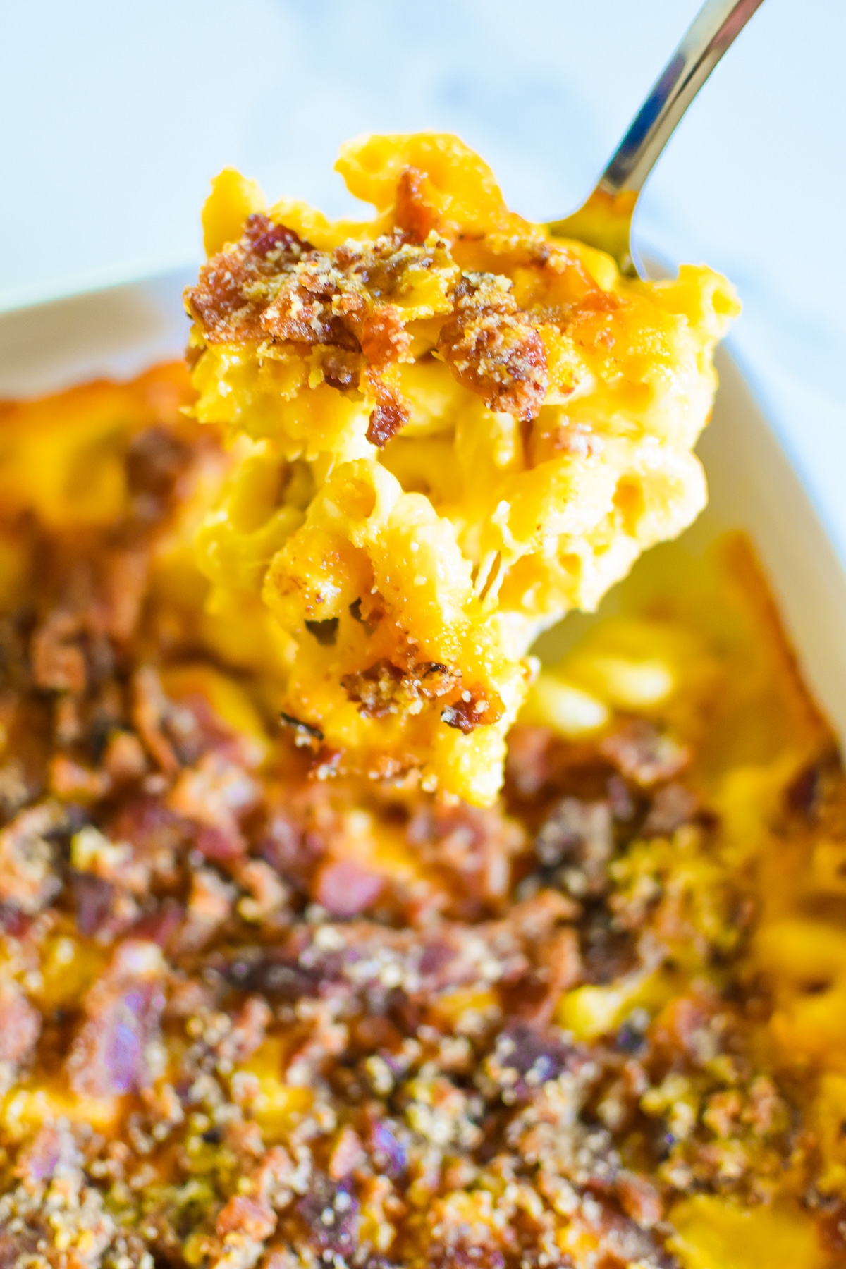 Best Baked Bacon Mac Cheese Dash Of Jazz