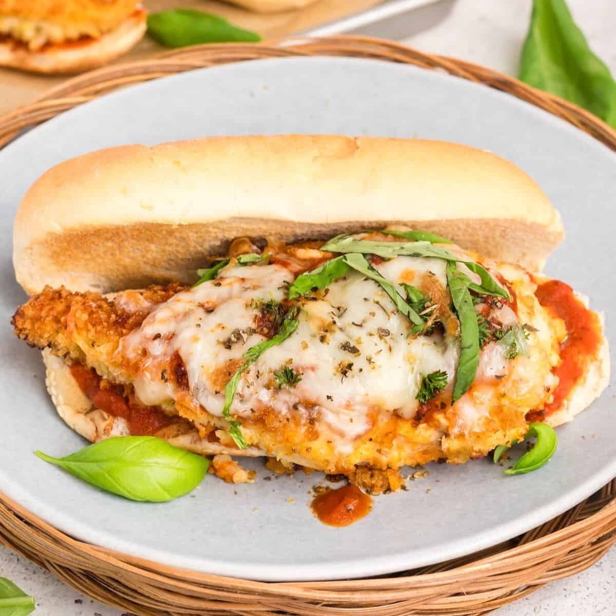 Best Chicken Parmesan Sandwich Recipe Grits And Pinecones
