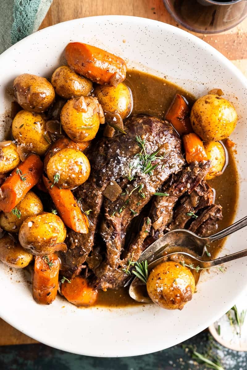 Best Crockpot Venison Roast Deer Roast Recipe Modern Farmhouse Eats