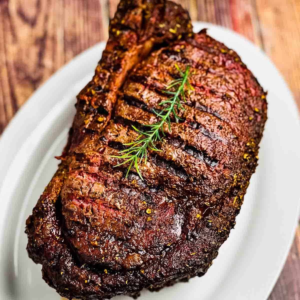 Best Smoked Prime Rib Roast On Pellet Grill