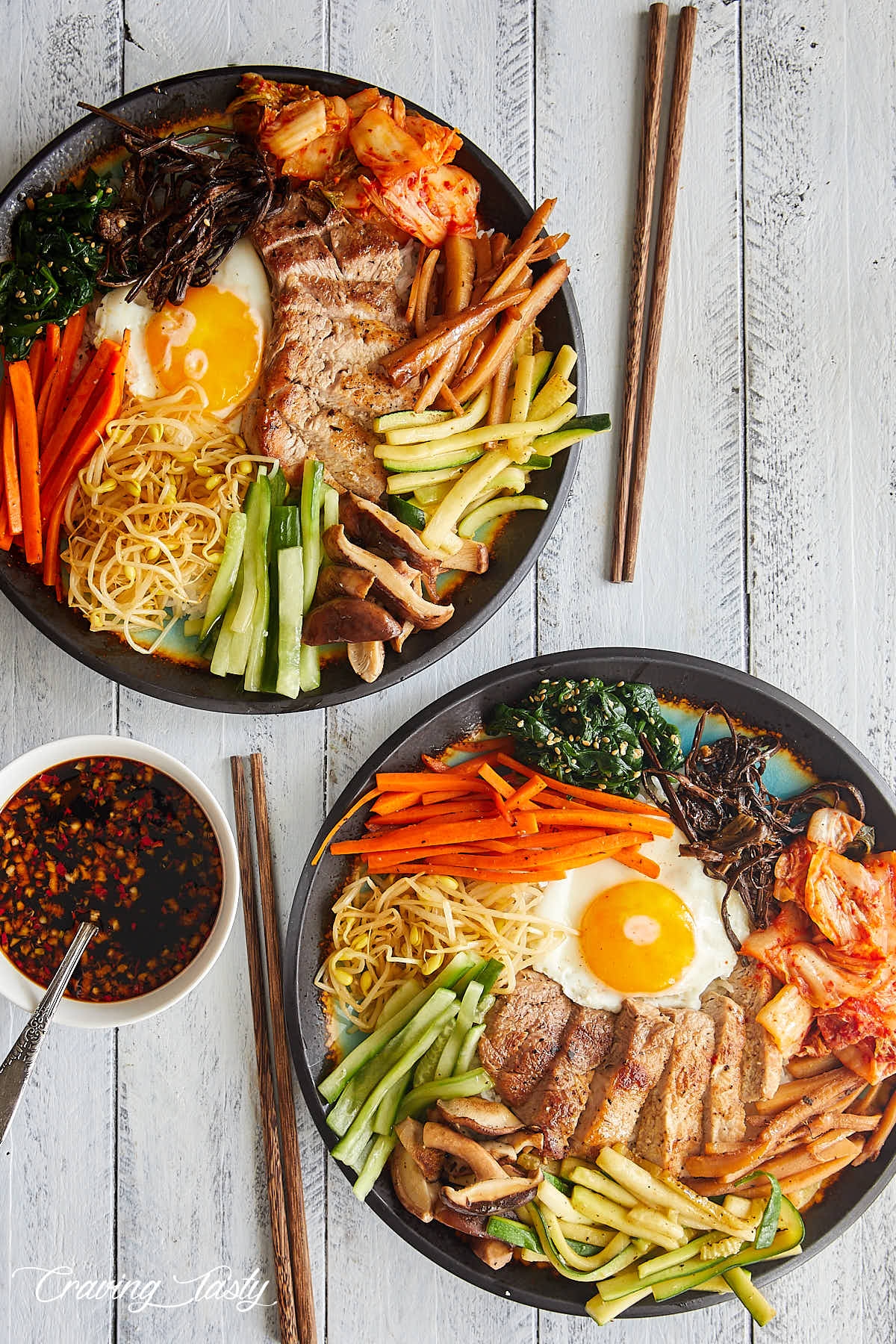 Bibimbap With Homemade Bibimbap Sauce Craving Tasty