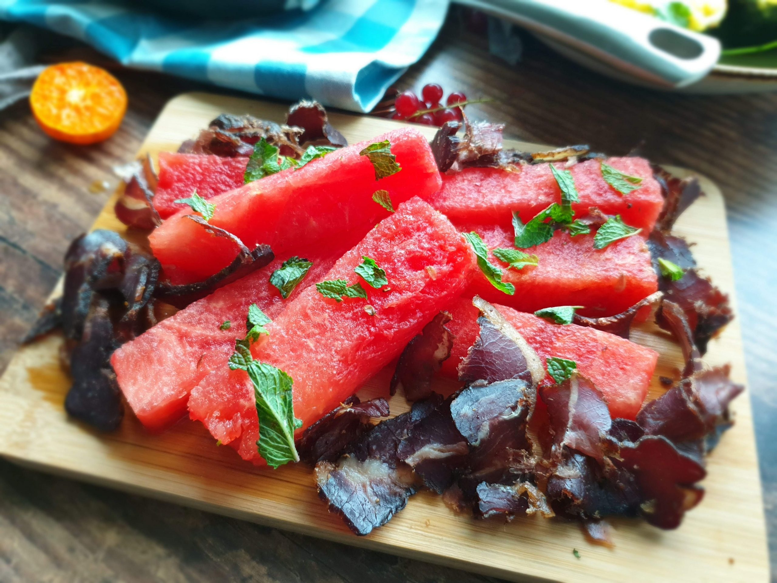 Biltong And Watermelon Salad My Burnt Orange