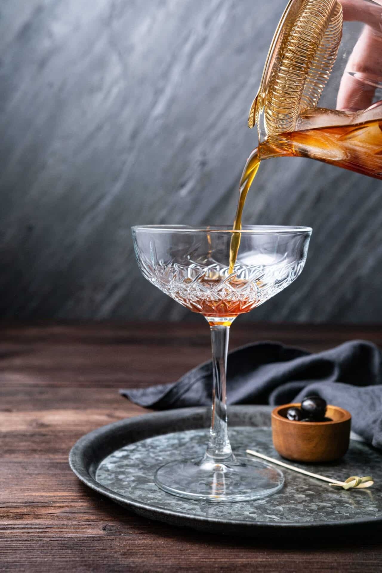 black manhattan recipe
