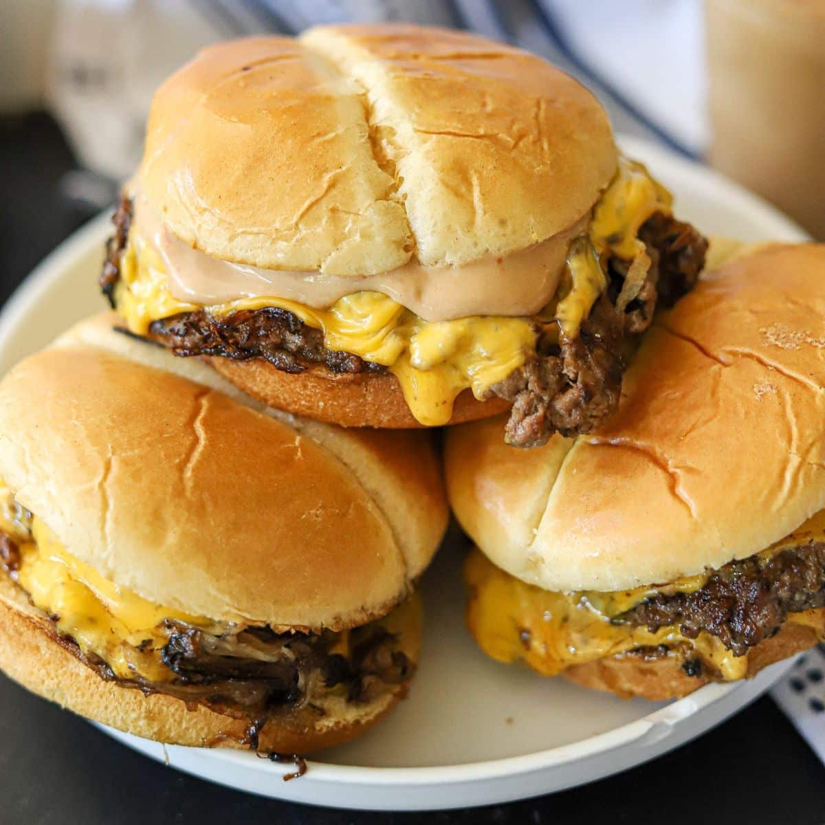 Blackstone Smash Burgers This Moms Menu