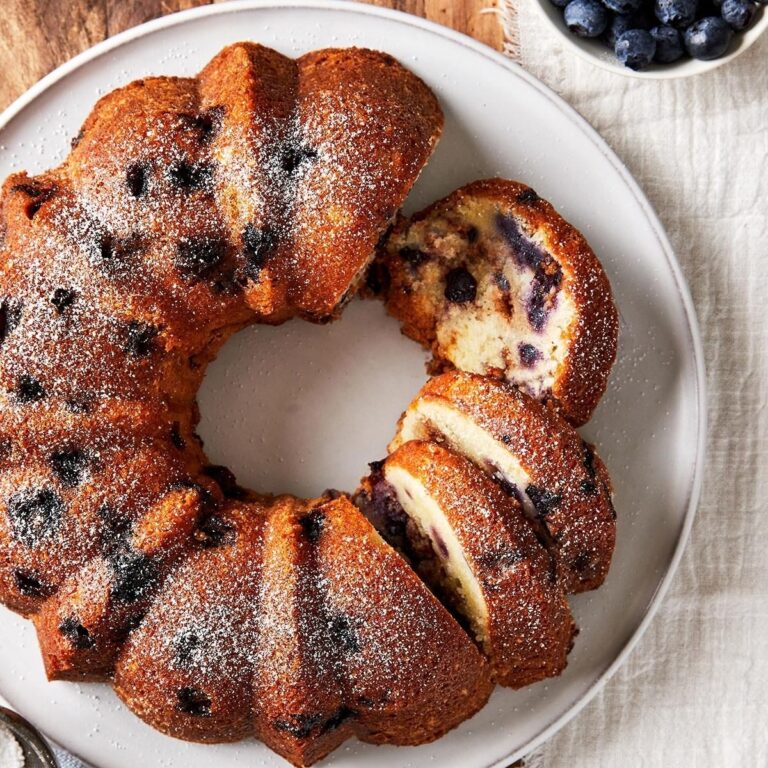 Blueberry Coffee Cake With Sour Cream