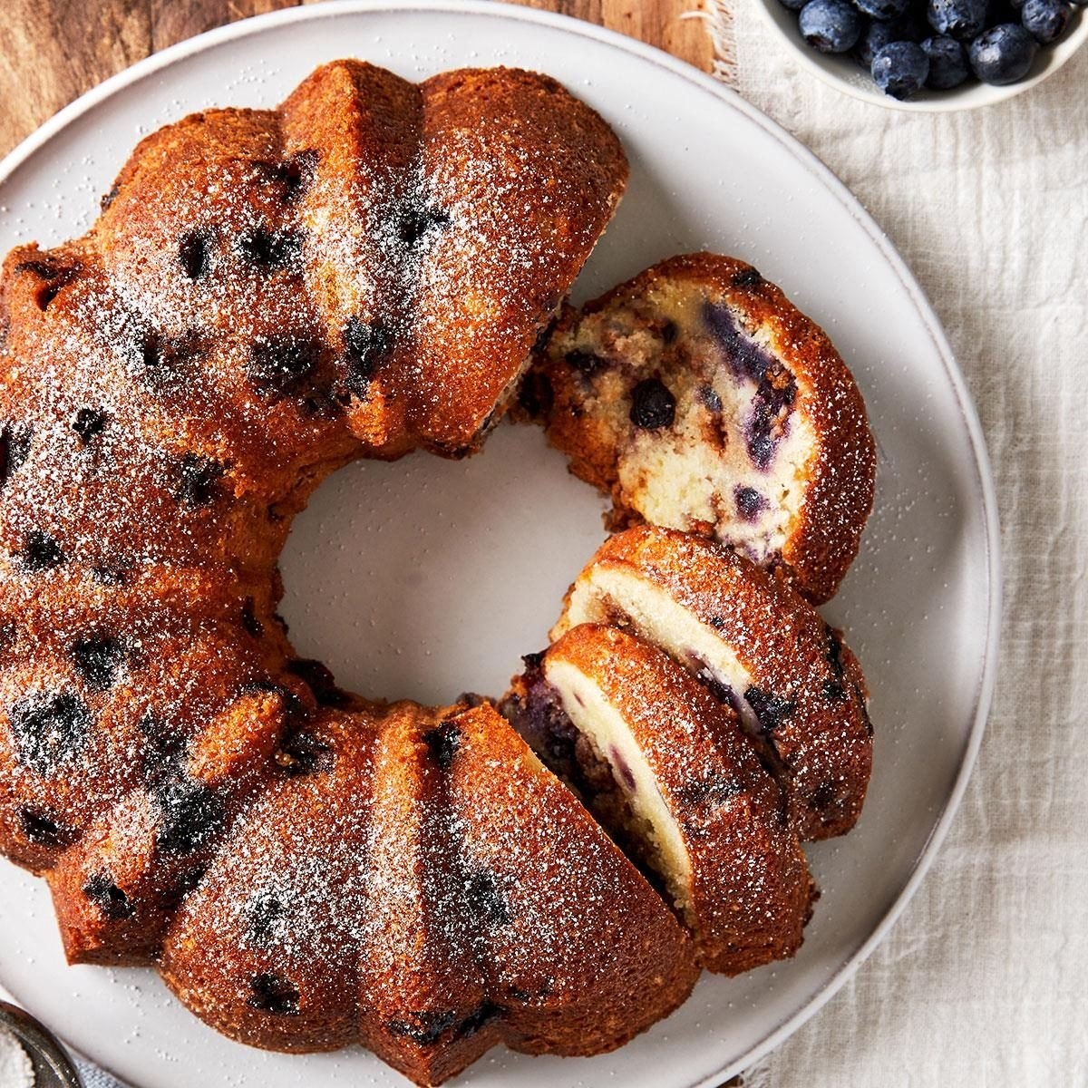 Blueberry Coffee Cake With Sour Cream
