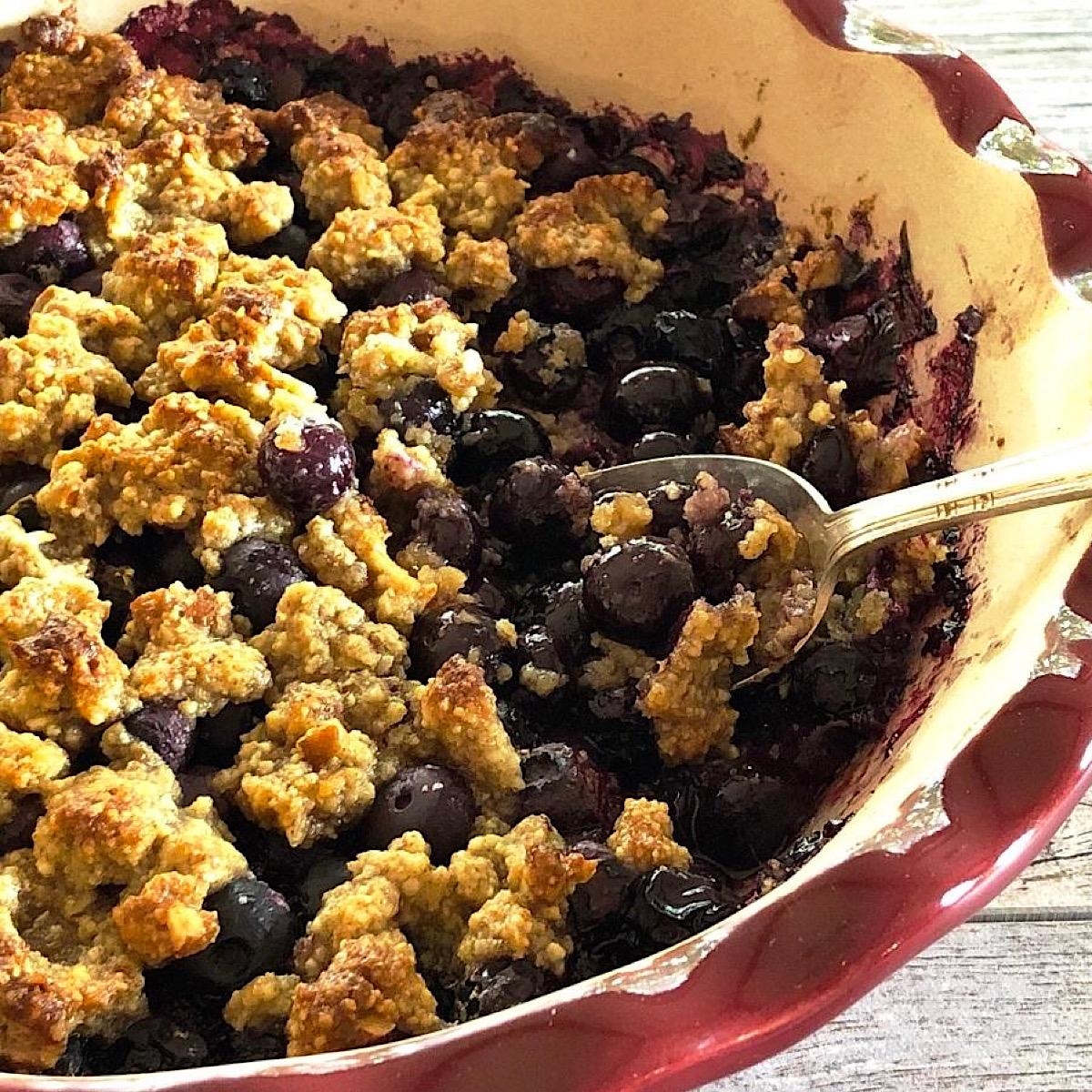 Blueberry Crumble Low Carb Version Farm To Jar