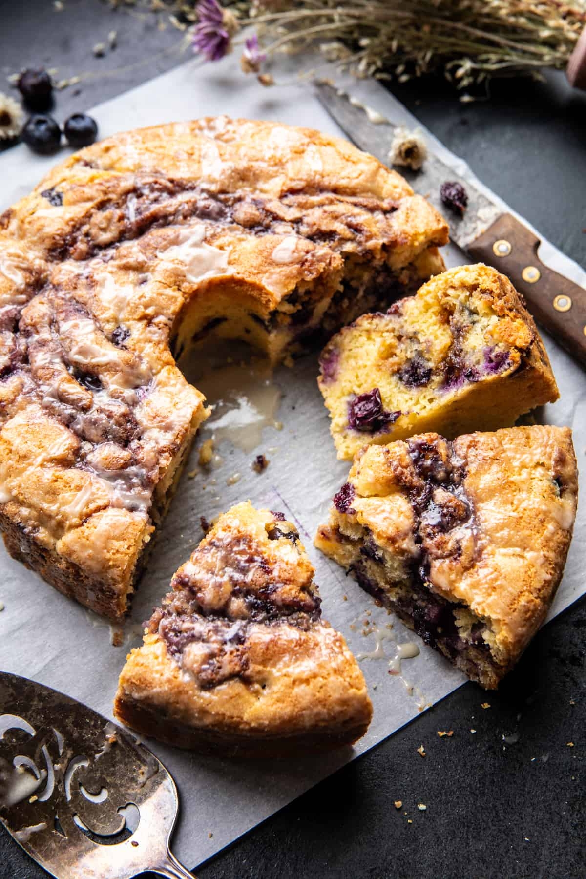 Blueberry Sour Cream Coffee Cake Half Baked Harvest