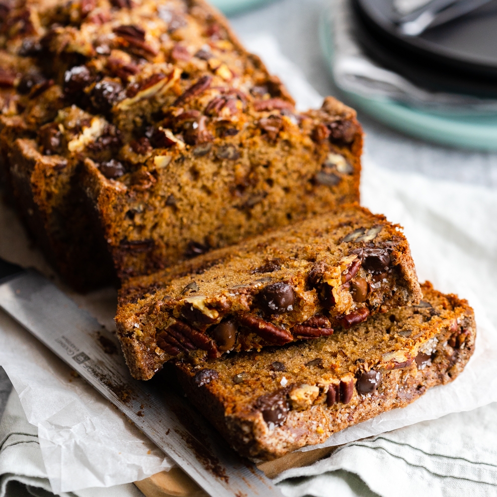 Brown Butter Pecan Chocolate Chip Banana Bread Baking The Goods