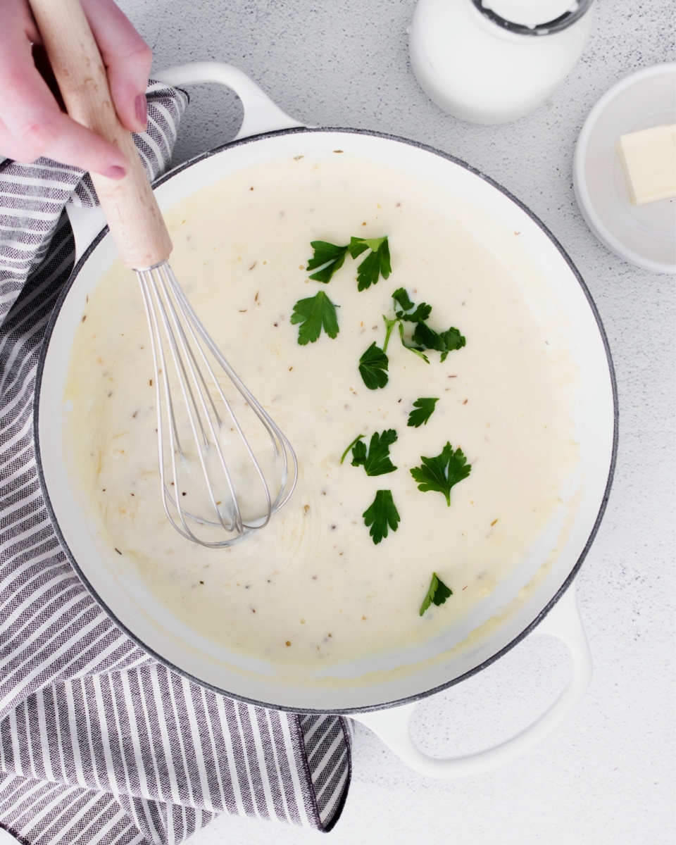 Butter Garlic Cream Sauce Happily Unprocessed
