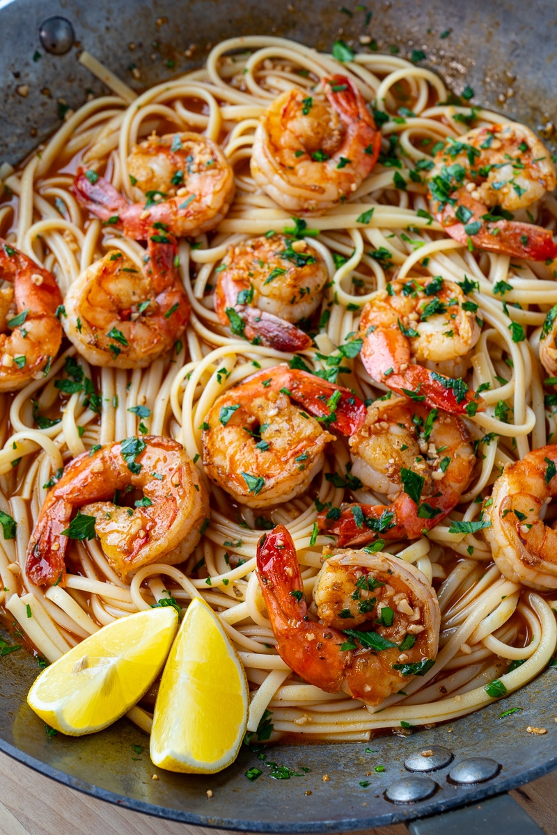Cajun BBQ Shrimp Scampi Linguine Closet Cooking Cajun BBQ Shrimp Scampi Linguine Closet Cooking