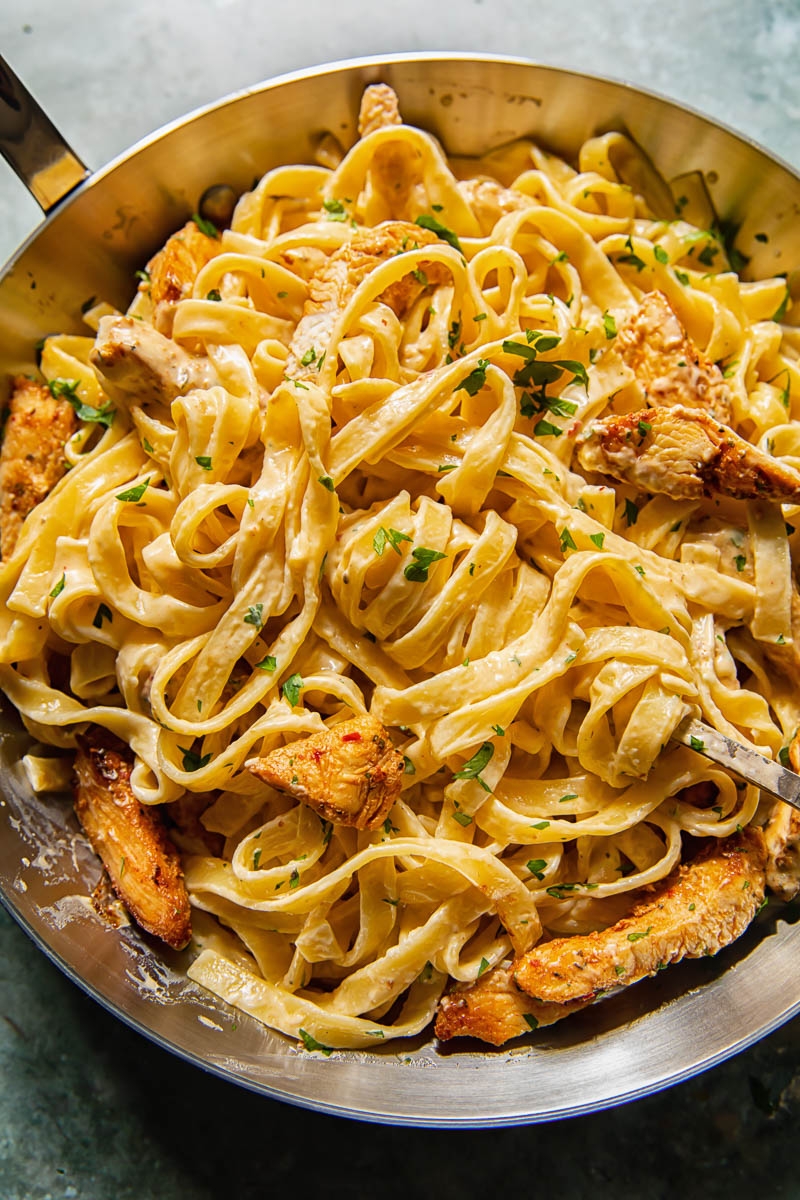 Cajun Chicken Alfredo Vikalinka