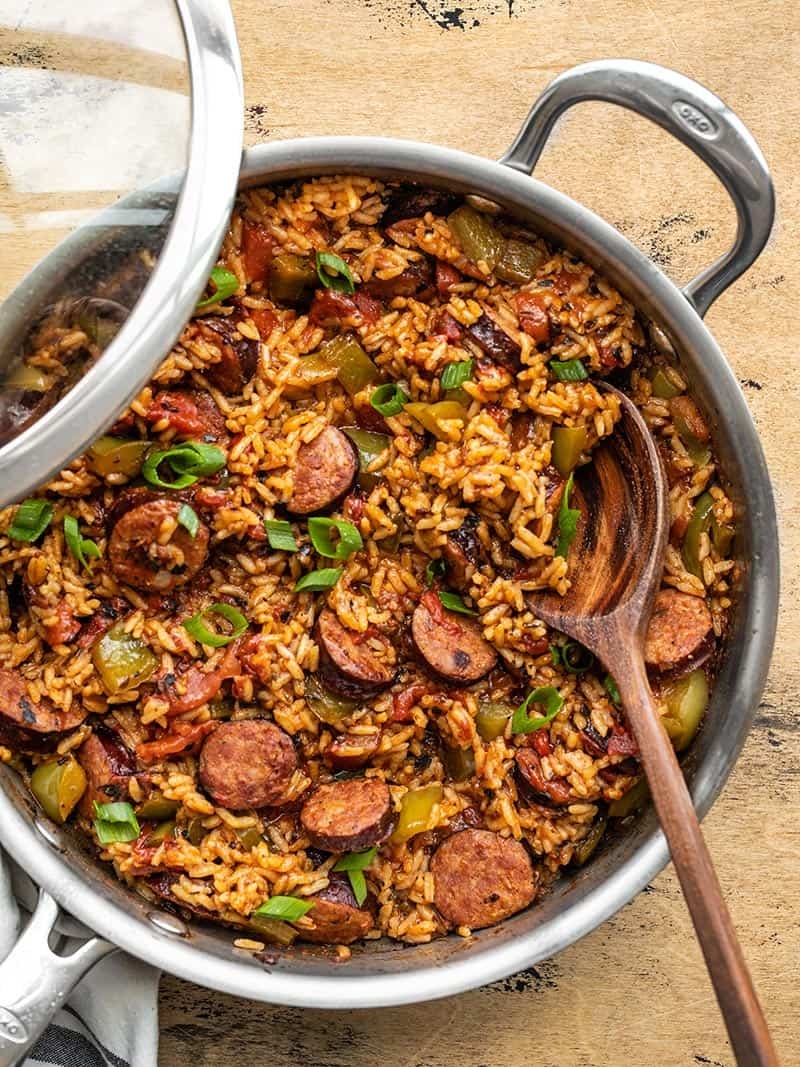 Cajun Sausage And Rice Skillet Budget Bytes Cajun Sausage And Rice Skillet Budget Bytes