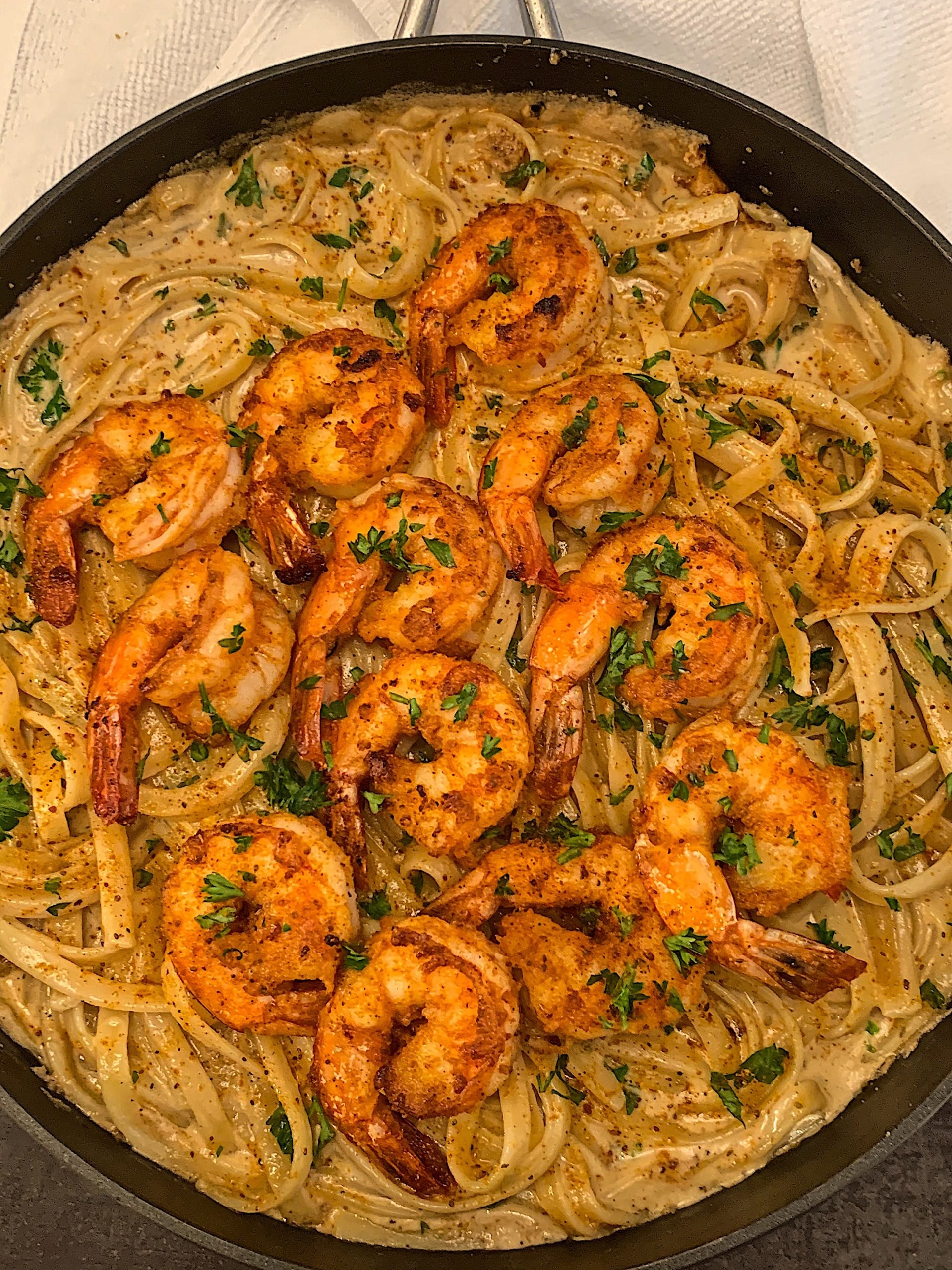 Cajun Shrimp Alfredo Pasta Yel s Kitchen Cajun Shrimp Alfredo Pasta Yel s Kitchen