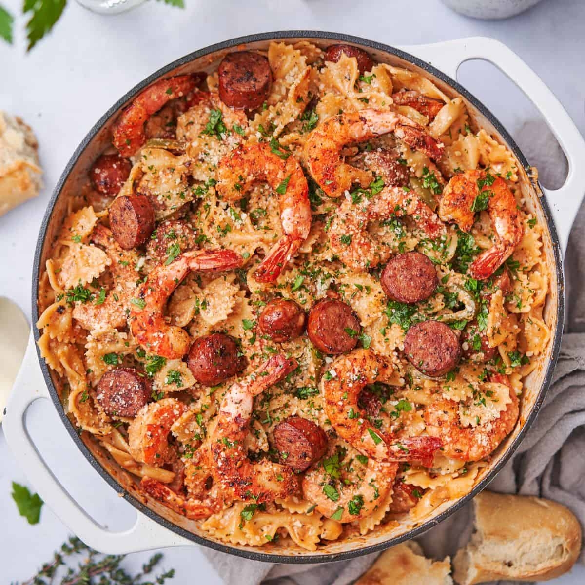 Cajun Shrimp And Sausage Pasta A Full Living