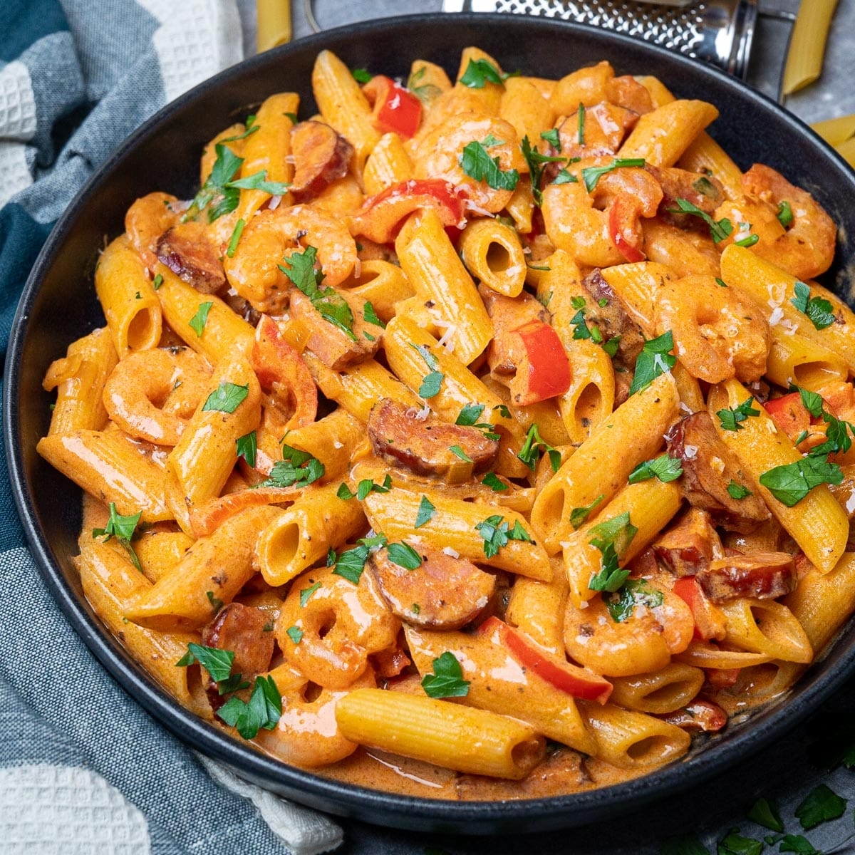 shrimp and sausage pasta recipes