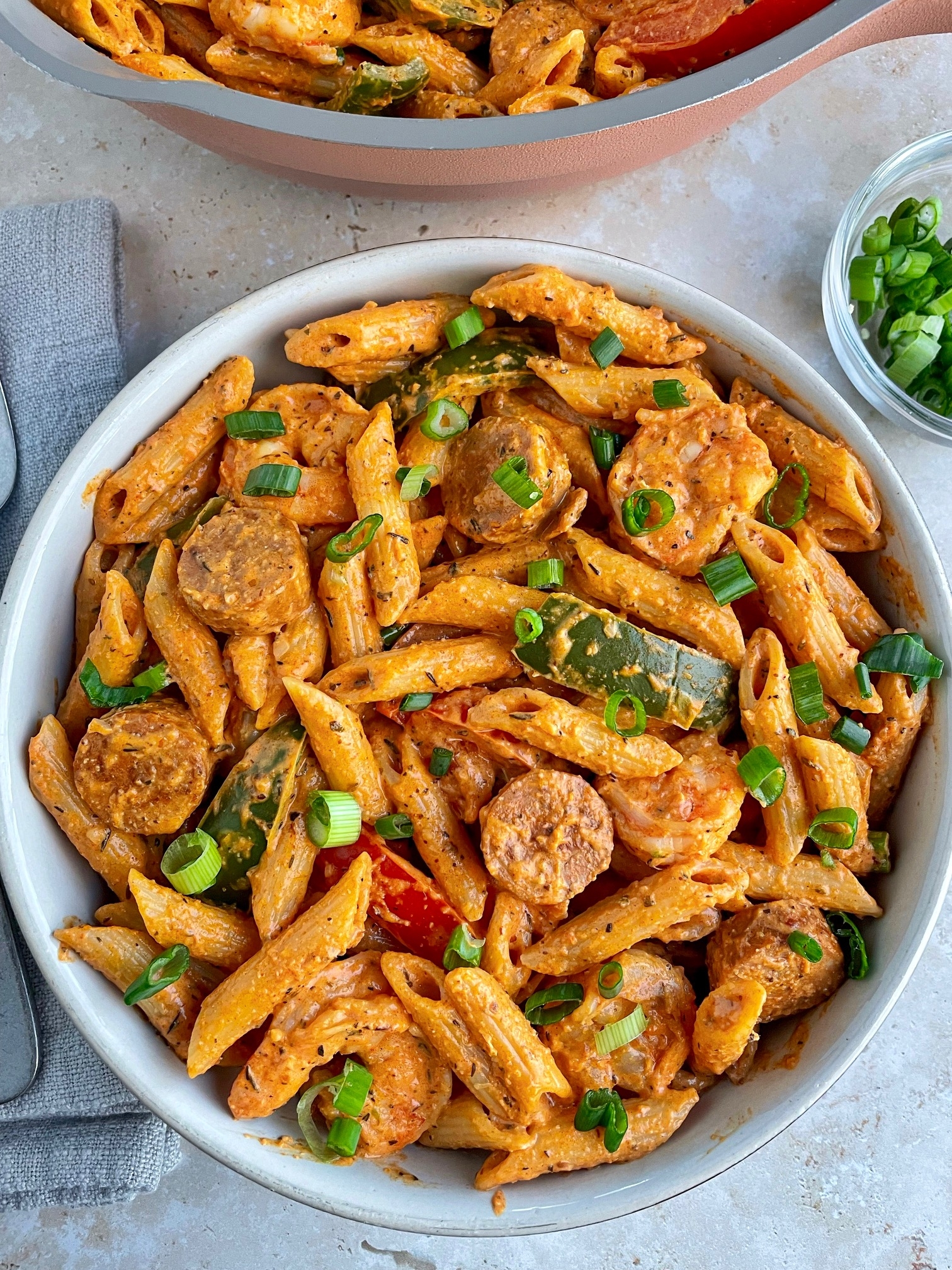 Cajun Shrimp And Sausage Pasta Thechowdown