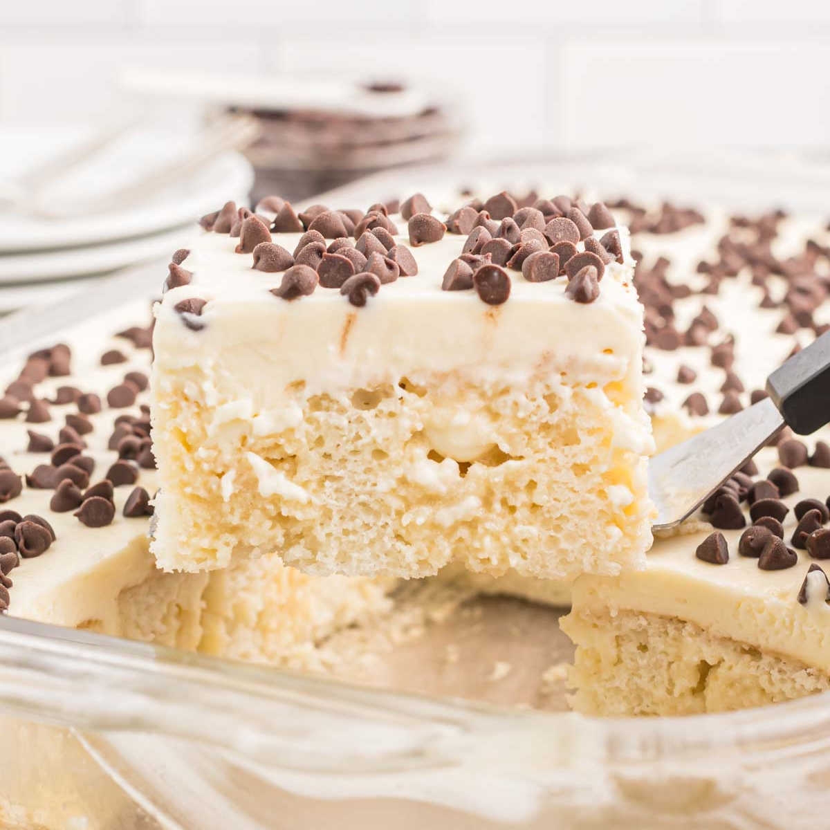 Cannoli Poke Cake Desserts On A Dime