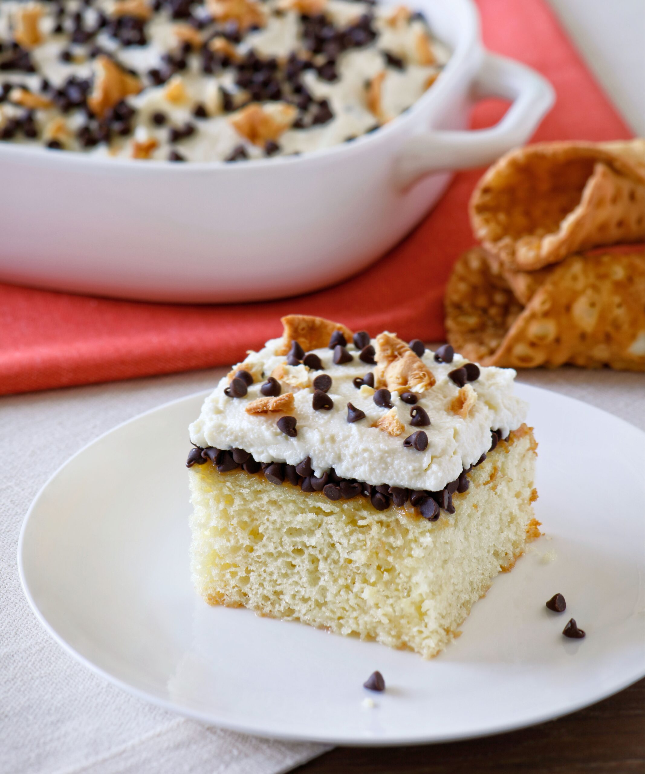Cannoli Poke Cake Ricotta Galbani Cheese