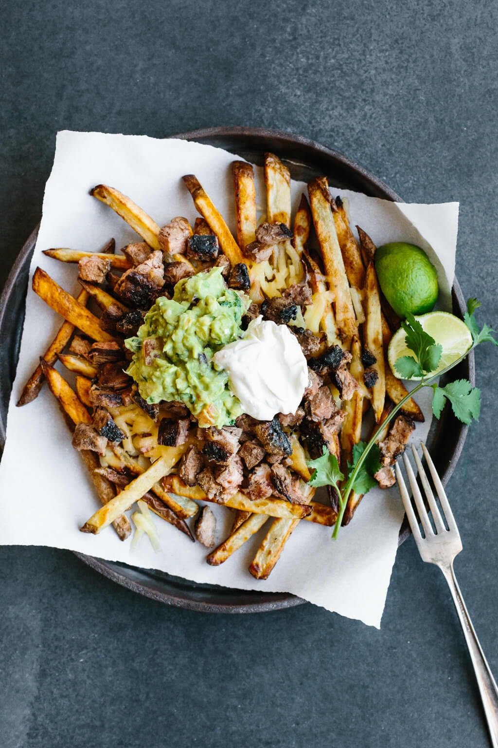 Carne Asada Fries Downshiftology