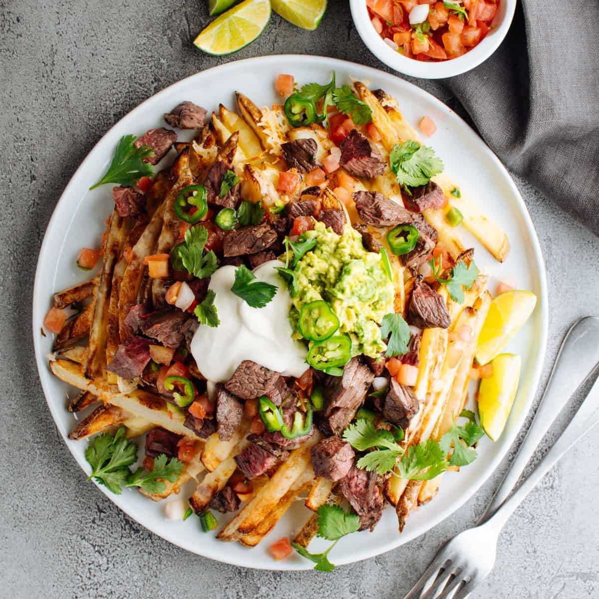 Carne Asada Fries Pinch And Swirl