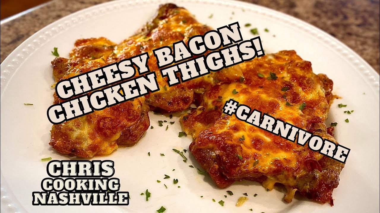 Cheesy Bacon Chicken Thighs Subscriber Voted Carnivore Recipe YouTube