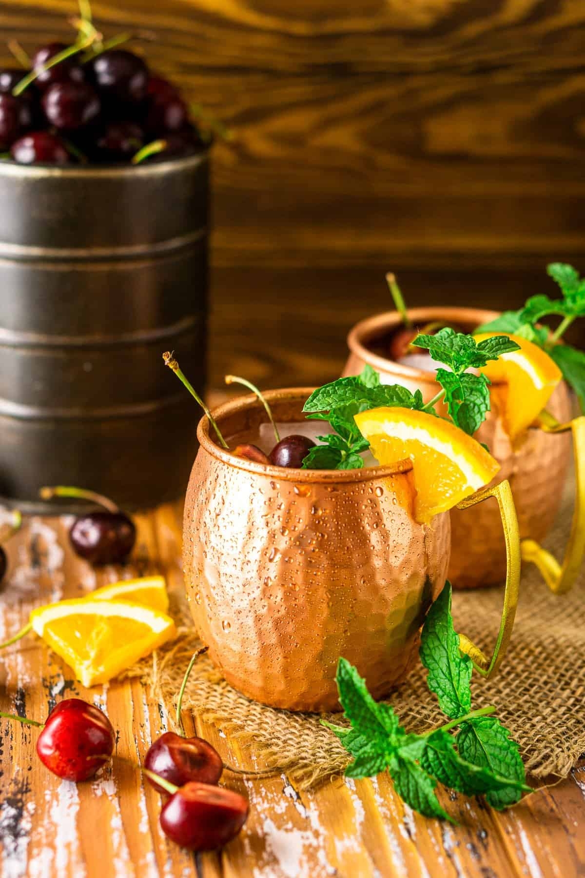 Cherry Orange Kentucky Mule Burrata And Bubbles
