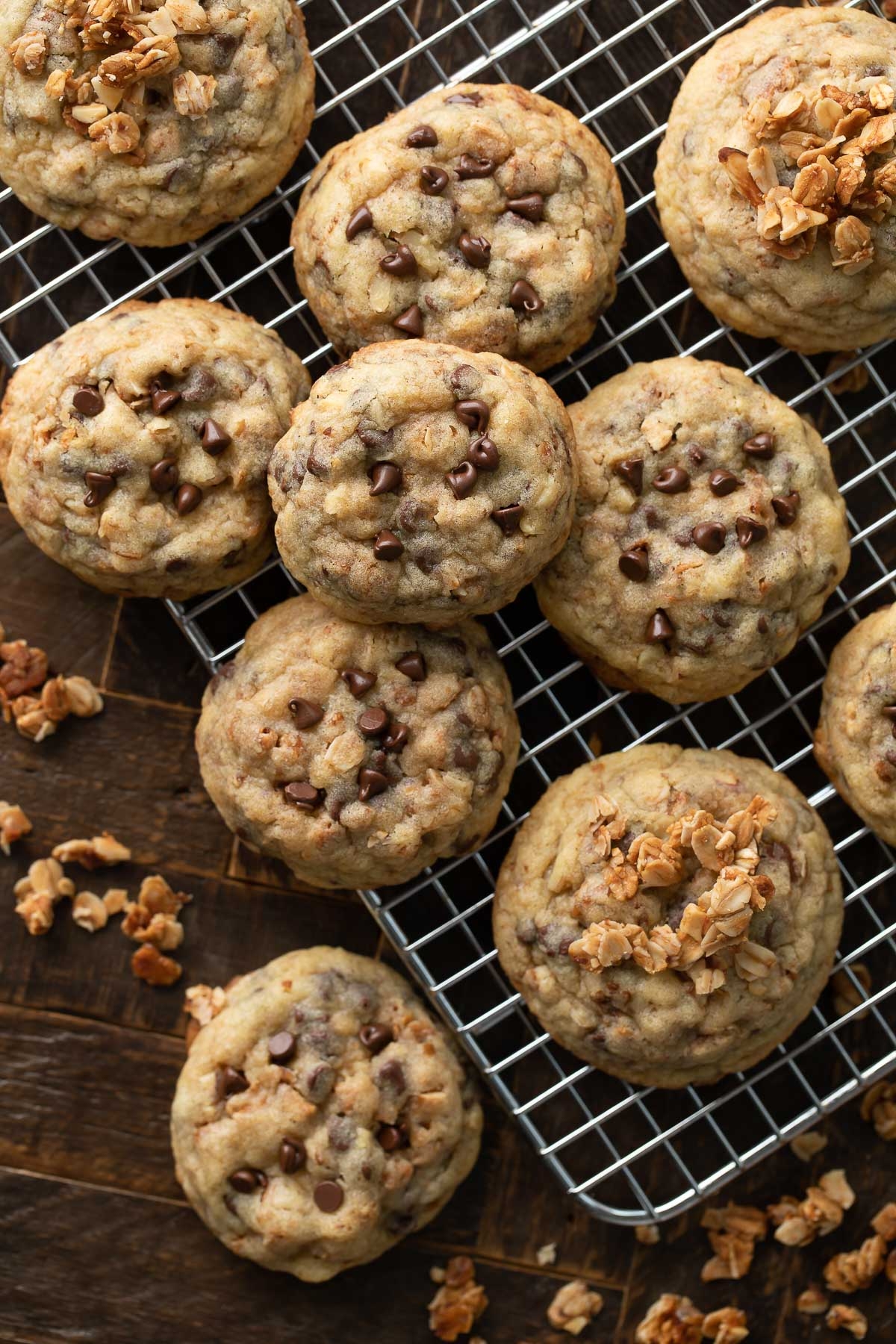 Chewy Granola Cookies Peas And Crayons