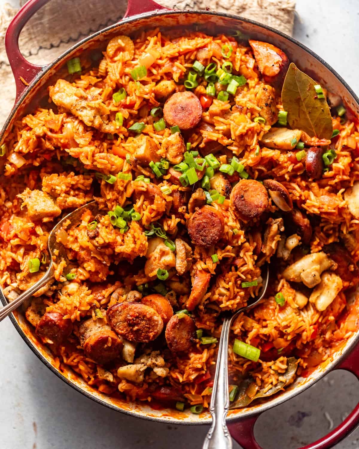 Chicken And Sausage Jambalaya Britney Breaks Bread