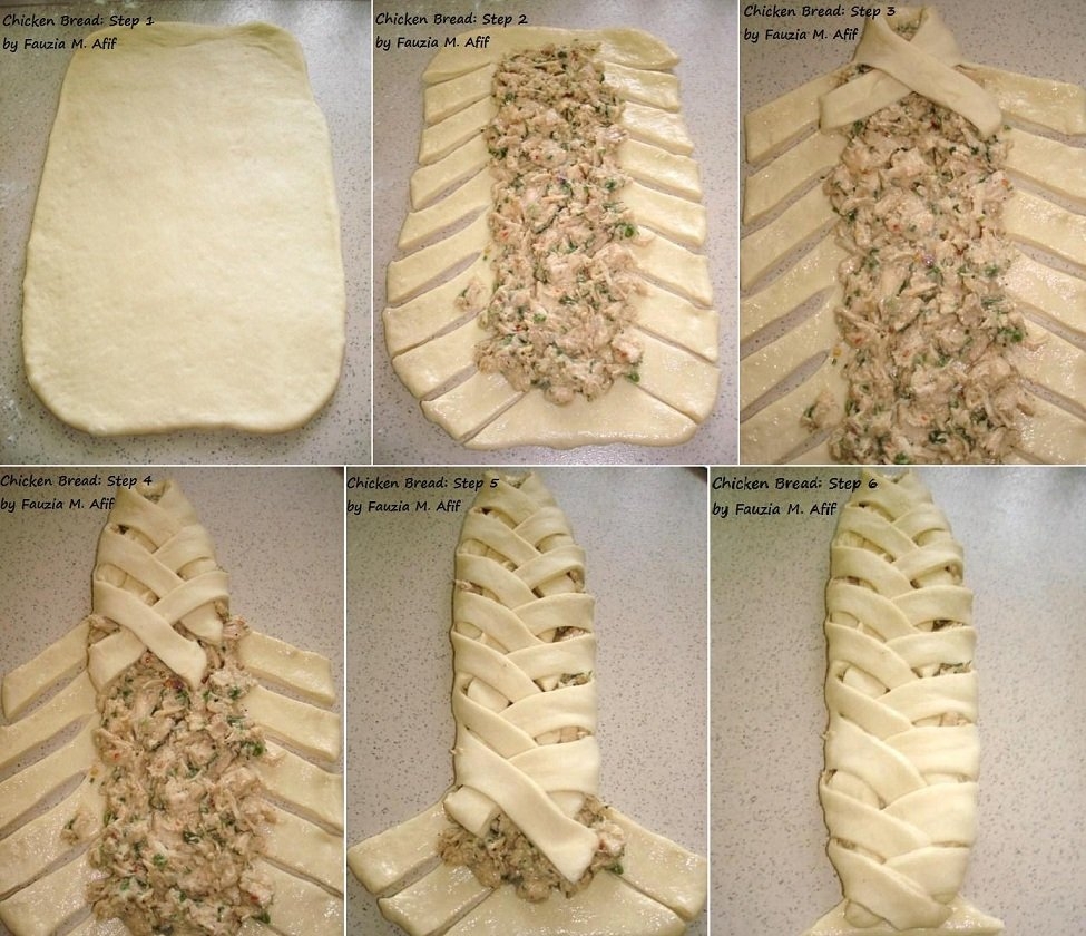 Chicken Bread Step By Step Fauzia s Kitchen Fun