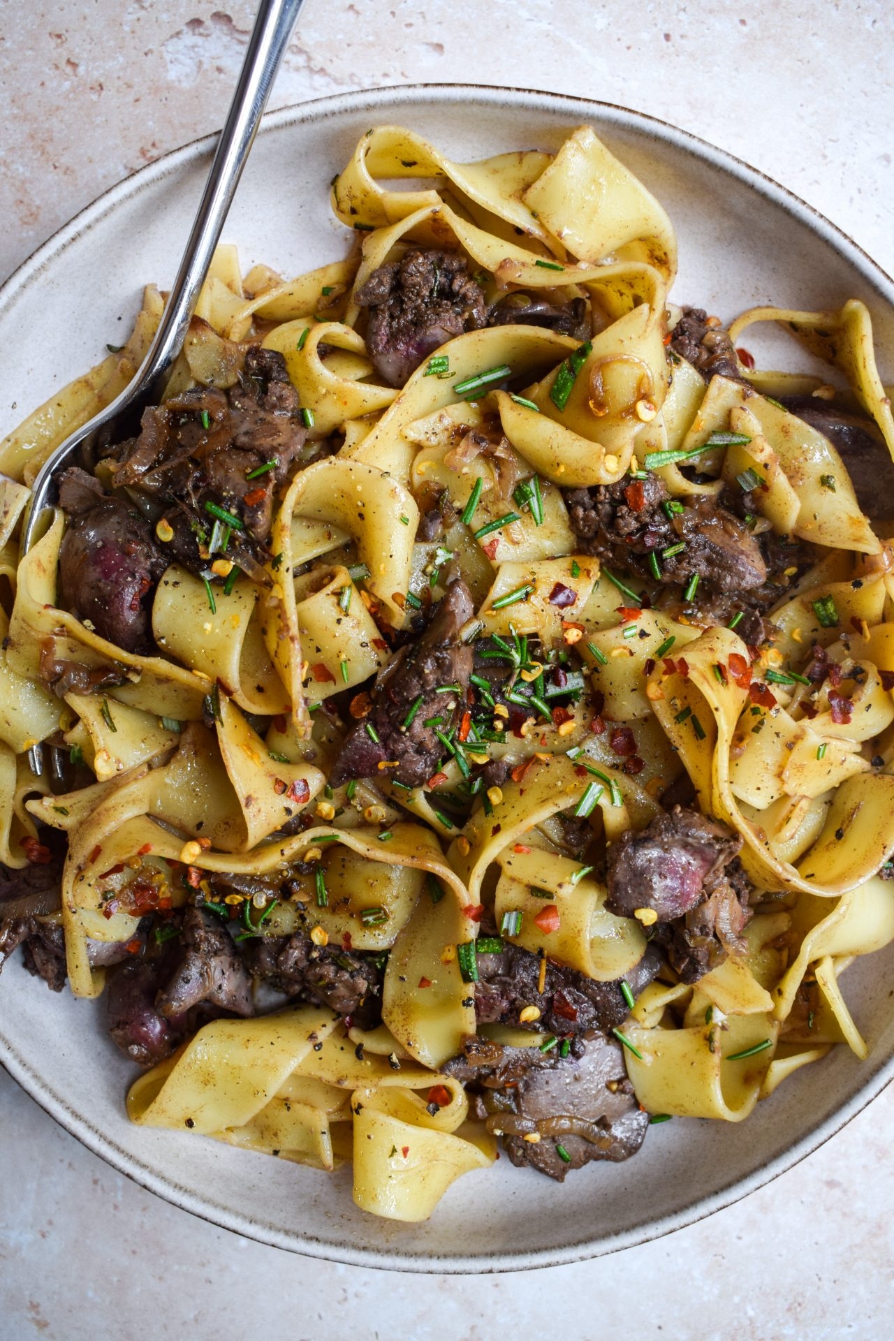 Chicken Liver Pappardelle Rachel Phipps