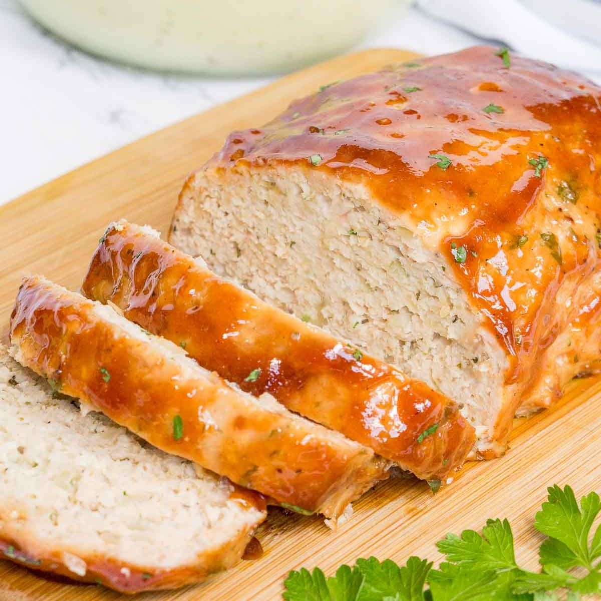 Chicken Meatloaf With Glaze Babaganosh