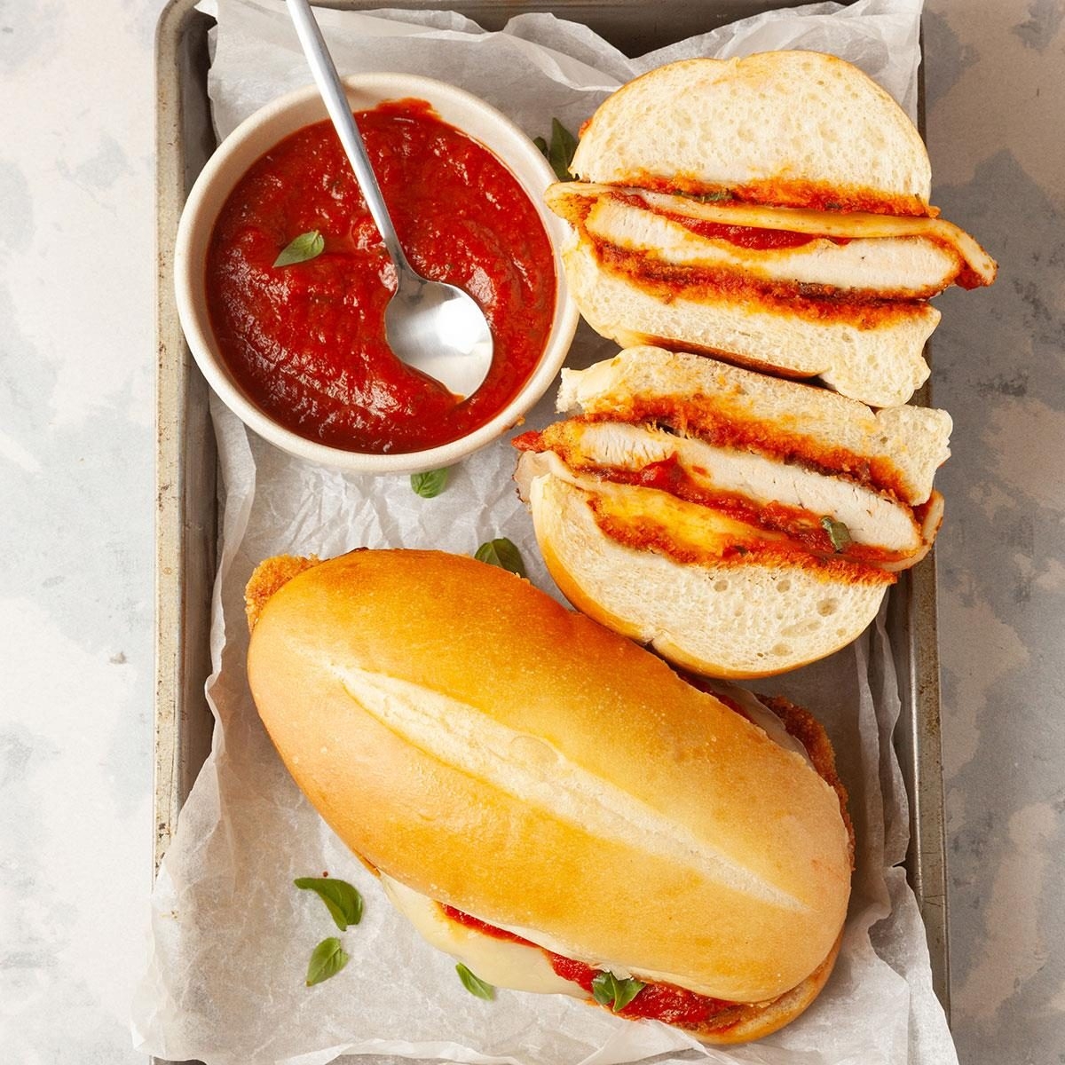 chicken parmesan sandwich recipe