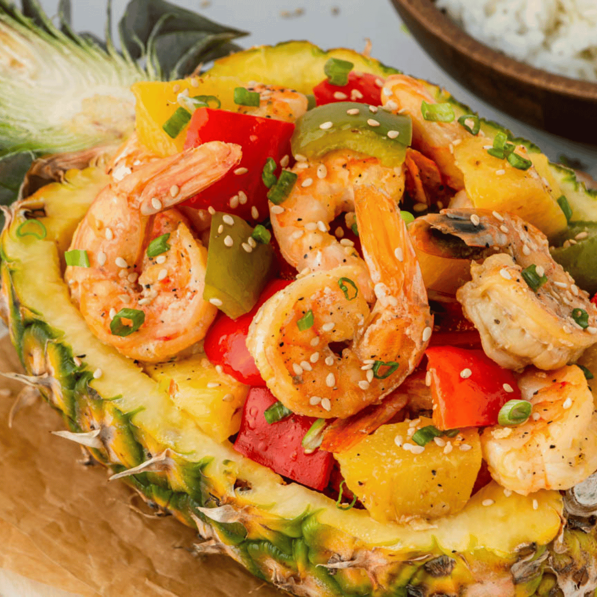 Chinese Pineapple Shrimp Recipe JZ Eats