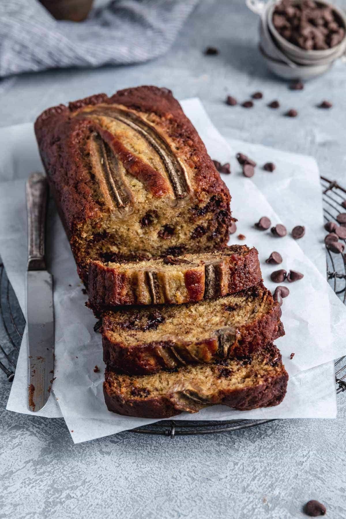 Chocolate Chip Banana Bread Broma Bakery