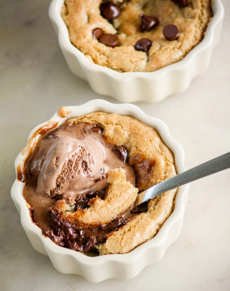 Chocolate Chip Cookie Pots For Two The Desserted Girl
