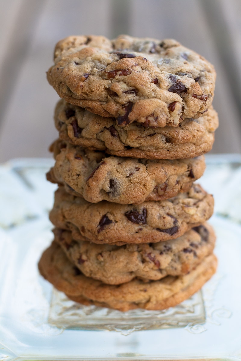 Chocolate Chip Cookies With Salted Roasted Pecans