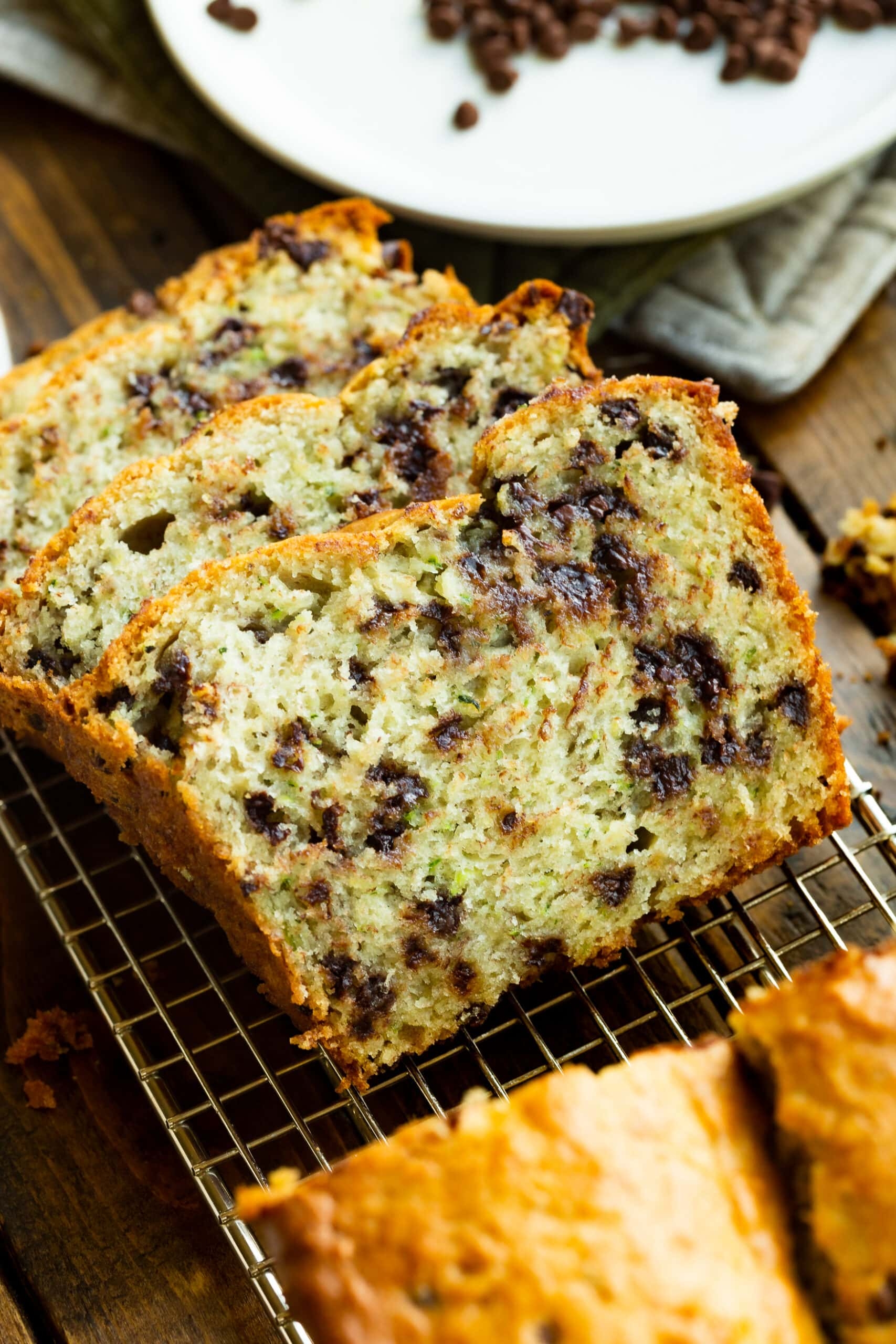 Chocolate Chip Zucchini Banana Bread Recipe Oh Sweet Basil Chocolate Chip Zucchini Banana Bread Recipe Oh Sweet Basil