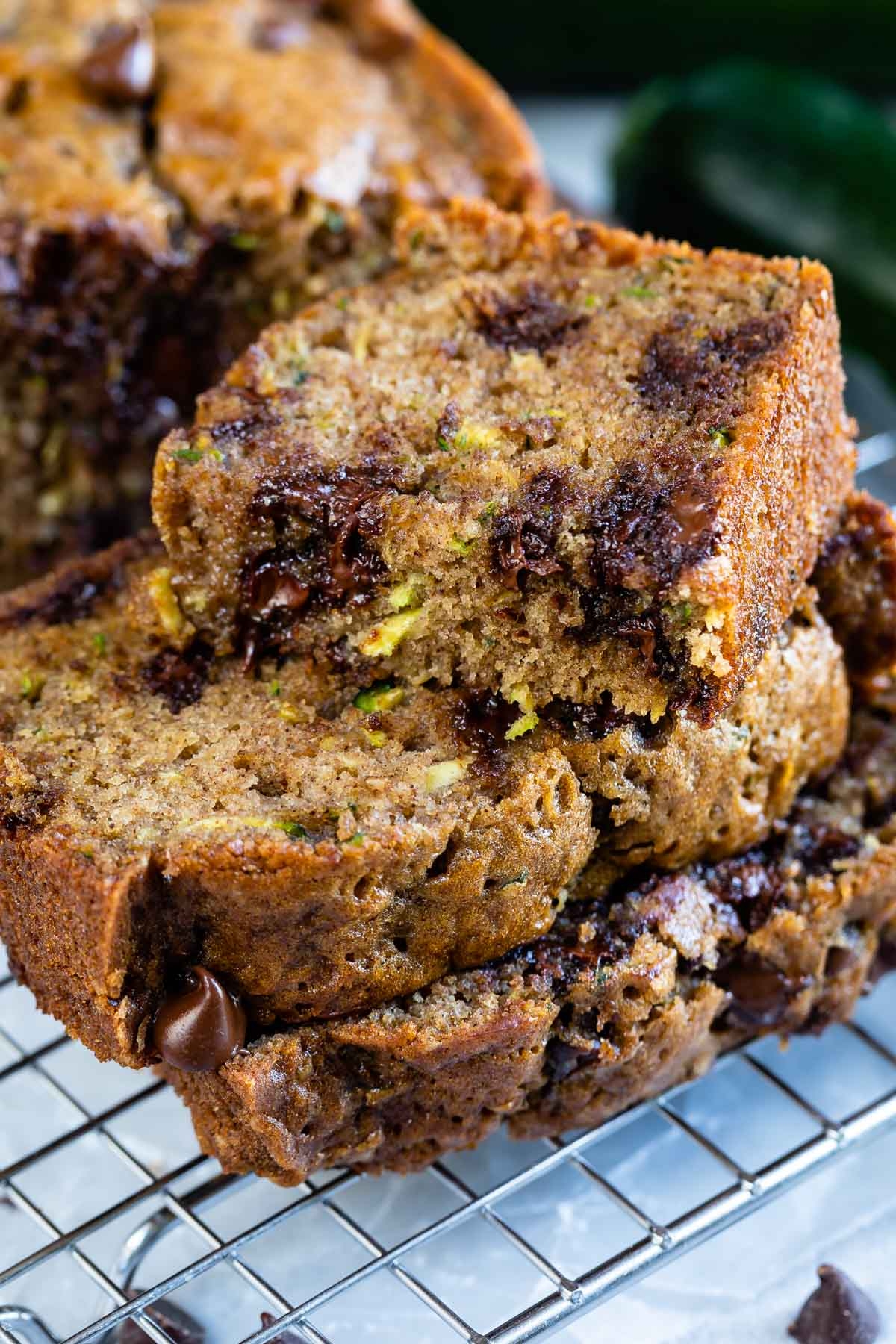 Chocolate Chip Zucchini Bread Recipe Crazy For Crust