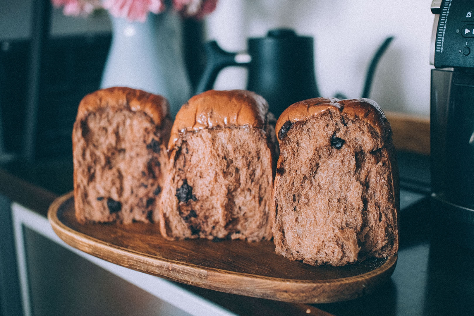 Chocolate Milk Bread Shokupan The Floral Vegan