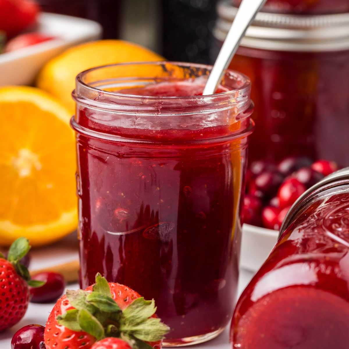 Christmas Jam Cranberry Orange Spices 