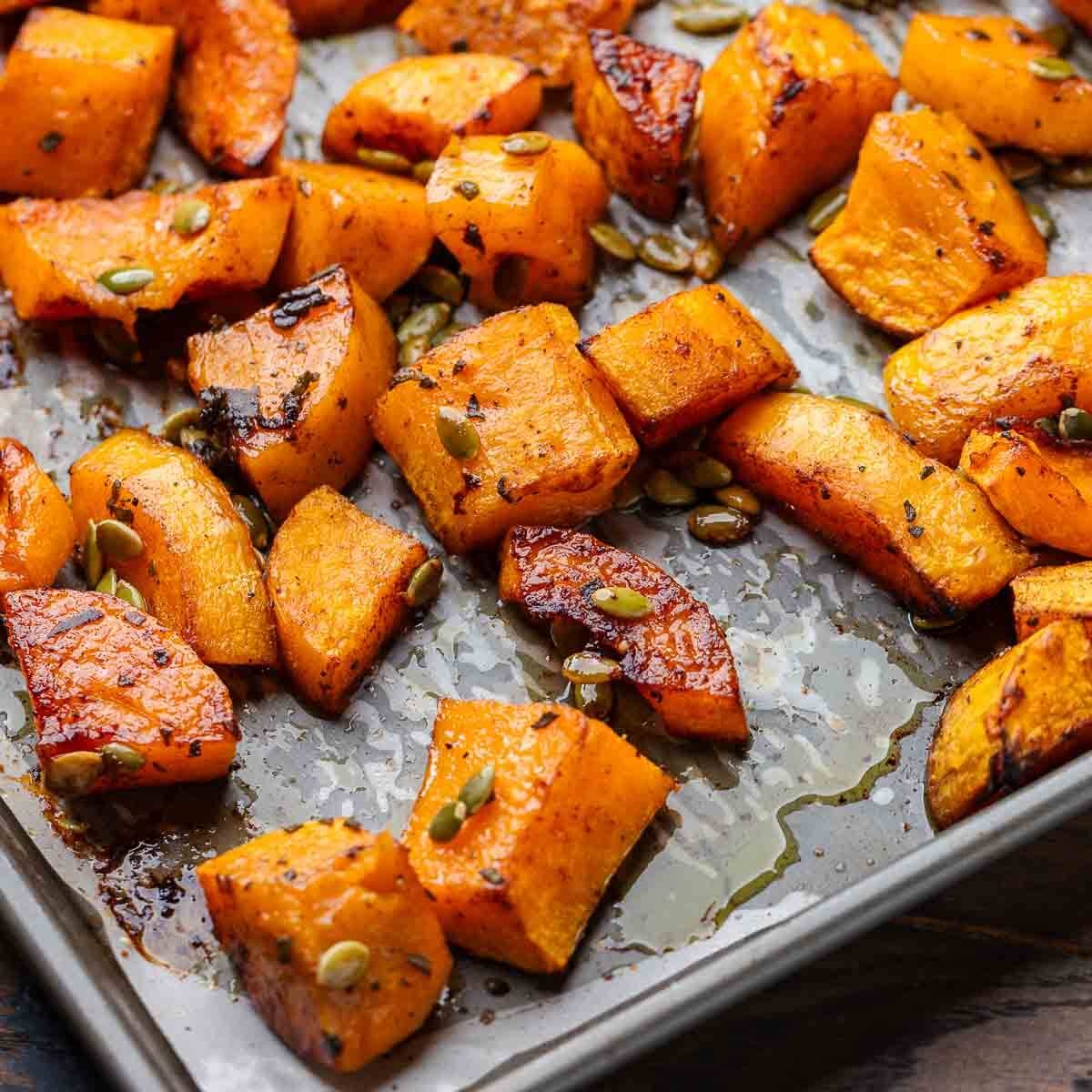 Cinnamon Roasted Butternut Squash Sip And Feast