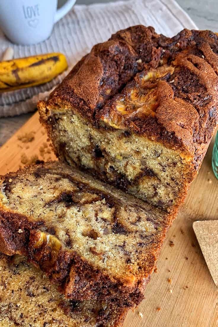 Cinnamon Swirl Banana Bread Fitwaffle Kitchen
