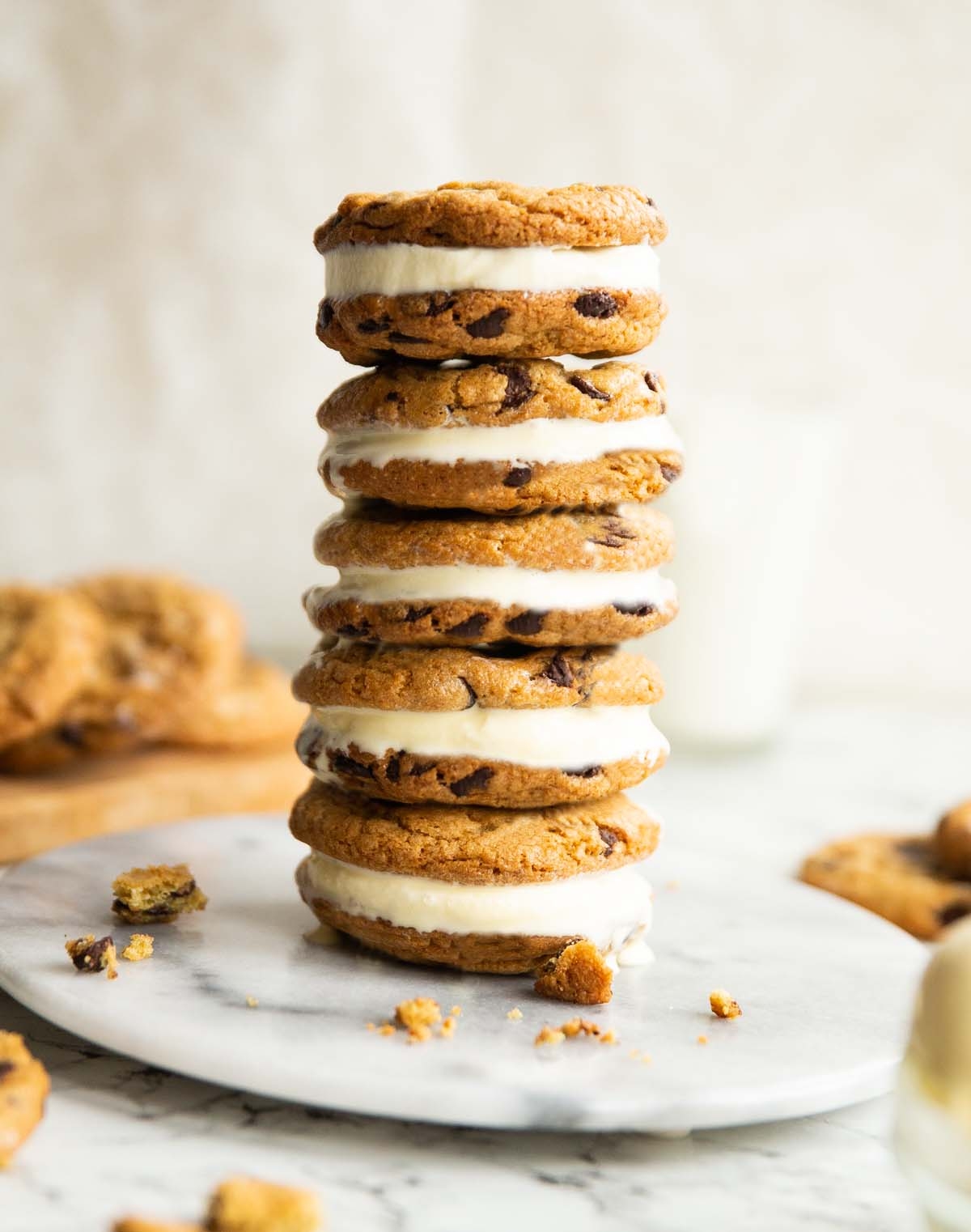 Classic Cookie Ice Cream Sandwiches Something About Sandwiches