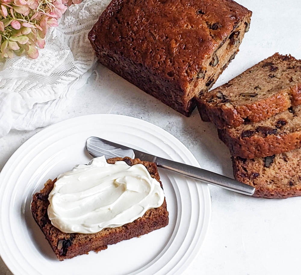 Classic Date Nut Bread Tina Zaccardi Bakes