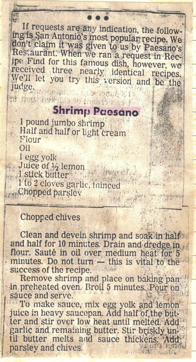 Claudiazoe Cooks Shrimp Paesano