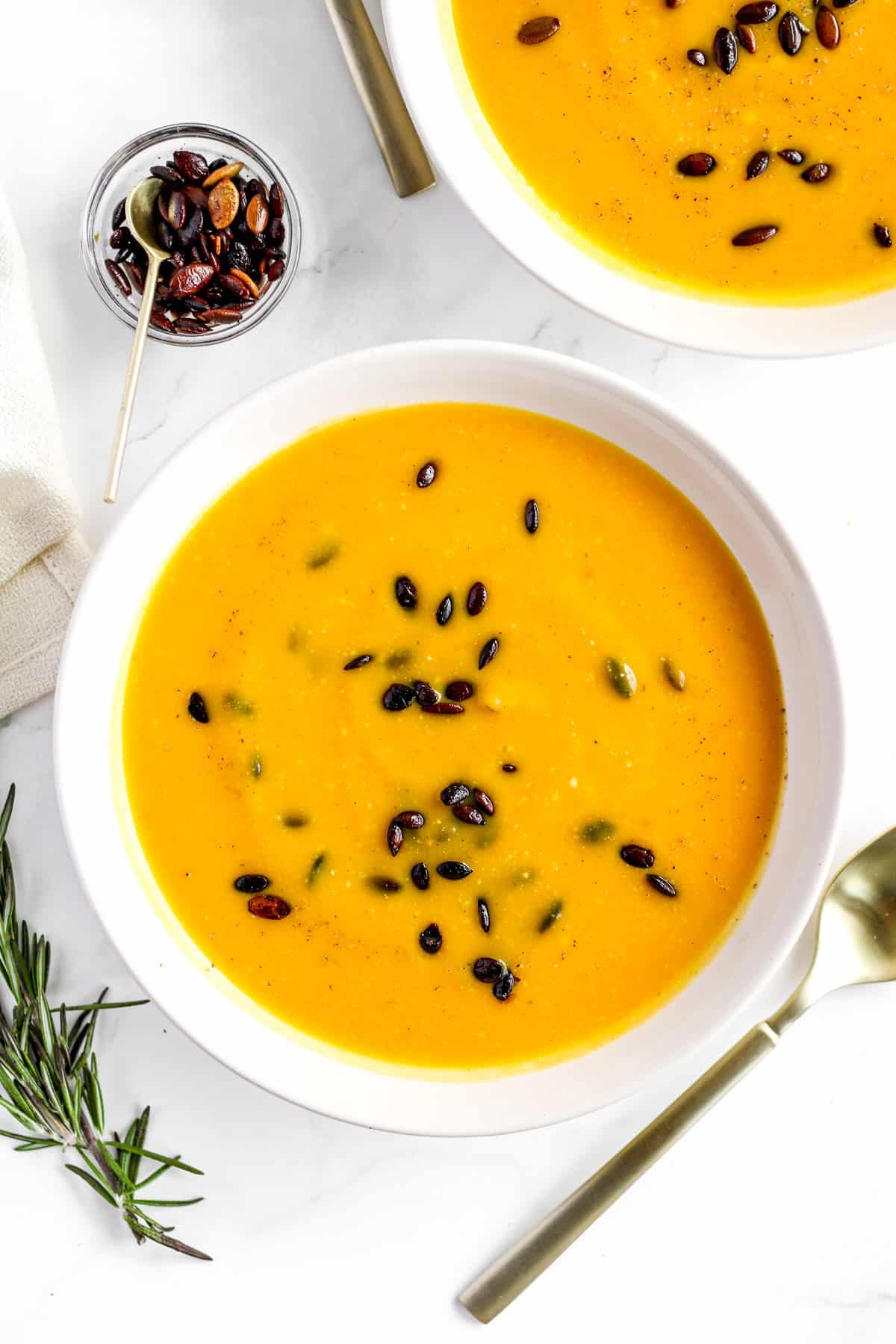 Copycat Panera Autumn Squash Soup Doublethespoonfuls