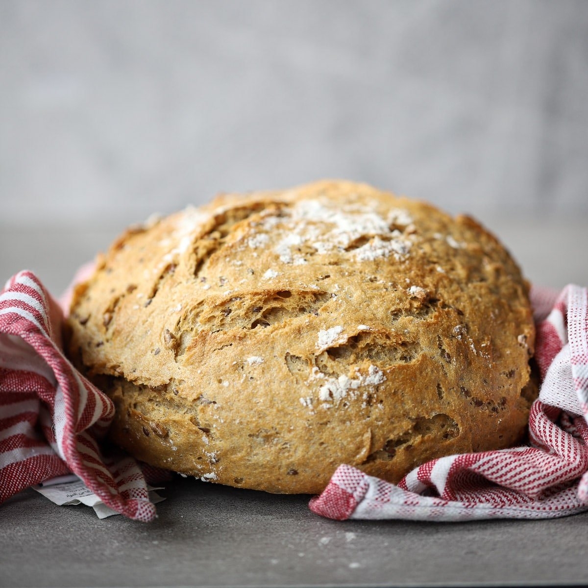 Country Style Rustic Whole Wheat Bread Recipe A Red Spatula